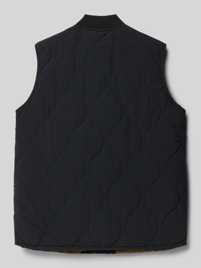 Jack & Jones Kamizelka pikowana z kieszenią na piersi model ‘HERO’ Czarny 3