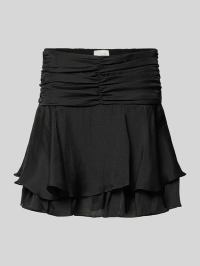 Neo Noir Minirock im Stufen-Look Modell 'Janie' Black 2