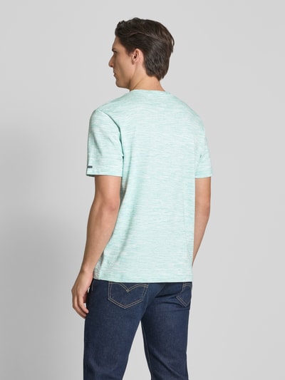 Tom Tailor Regular Fit T-Shirt aus Baumwoll-Mix Petrol 5