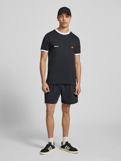 ellesse T-Shirt mit Logo- und Label-Patch Modell 'RINGETTO' Black 1