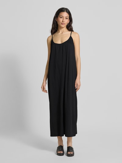 Vero Moda Sukienka casualowa o lejącym kroju z mieszanki bawełny Czarny 4