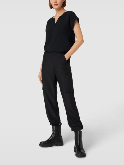 Fransa Blouseshirt met V-hals, model 'ZAWOV' Zwart - 1