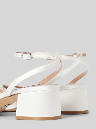 Steve Madden Sandalette mit Strasssteinbesatz Modell 'GABBY' Offwhite 2