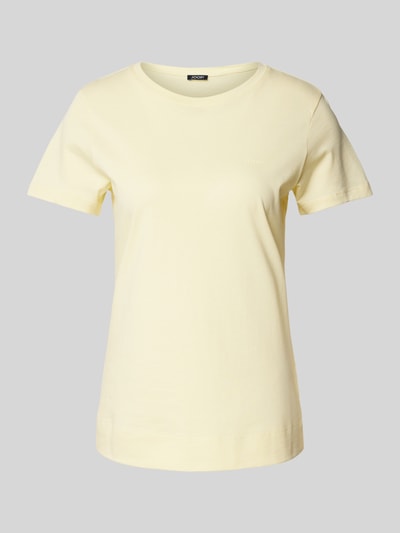 JOOP! T-shirt met ronde hals Lichtgeel - 2