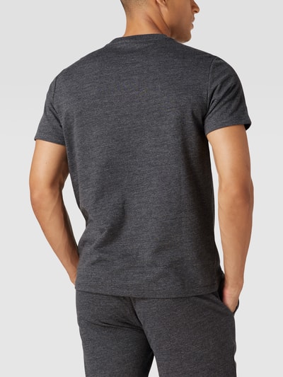 Polo Ralph Lauren Underwear T-shirt met labelprint, model 'LOOPBACK' Middengrijs gemêleerd - 5