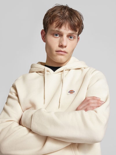 Dickies Hoodie mit Label-Patch Modell 'OAKPORT' Beige 3