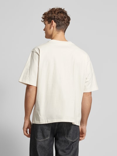 Low Lights Studios T-Shirt mit Label-Stitching Offwhite 5