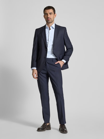 BOSS Slim Fit Business-Hemd mit Kentkragen Modell 'Hank' Bleu 1