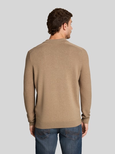 Tom Tailor Regular fit pullover met polokraag Camel - 5