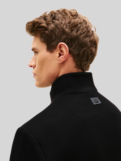 Tommy Hilfiger Regular Fit Mantel aus Woll-Mix Black 6