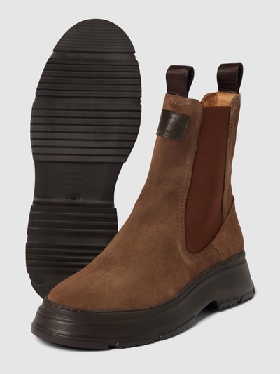 Gant Chelsea Boots aus Veloursleder Modell 'Janebi' Sand 4