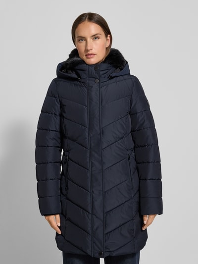 NAUTGÅRD Gewatteerde lange jas met Sorona® Aura-vulling
 Donkerblauw - 4