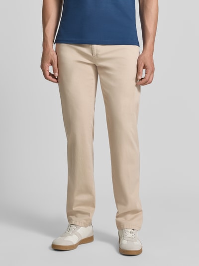 Brax Gerade Hose aus Viskose-Mix Modell 'Everest' Beige 4