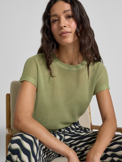 Betty Barclay T-shirt met broderie anglaise Lindegroen - 3