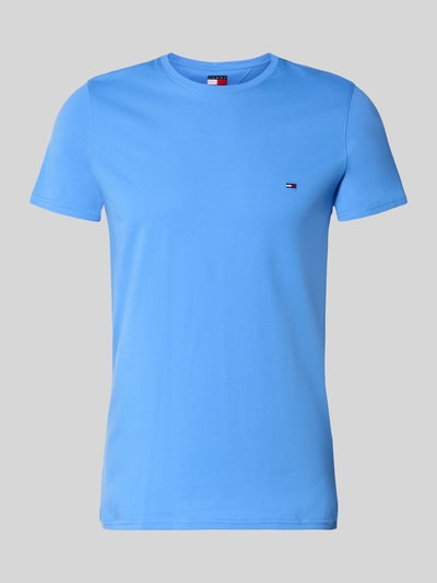 Tommy Jeans Regular Fit T-Shirt aus reiner Baumwolle Hellblau 2