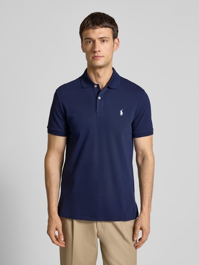 Polo Ralph Lauren Koszulka polo o kroju slim fit z wyhaftowanym logo Ciemnoniebieski 4