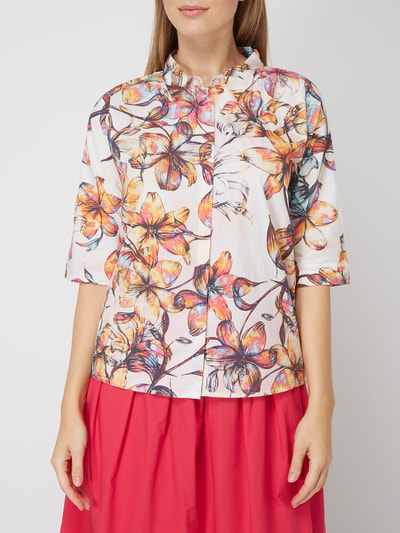 Harper - Bluse mit floralem Kristalldruck