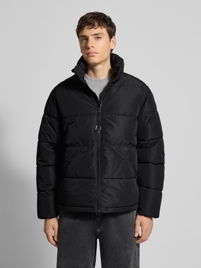 ONLY & SONS Regular Fit Puffer Jacket mit Stehkragen Modell 'PACK' Black 4