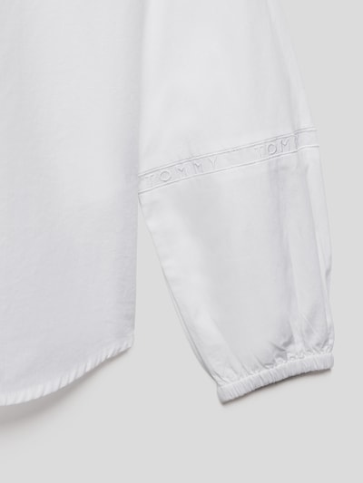 Tommy Hilfiger Teens Hemd mit Label-Details Offwhite 2