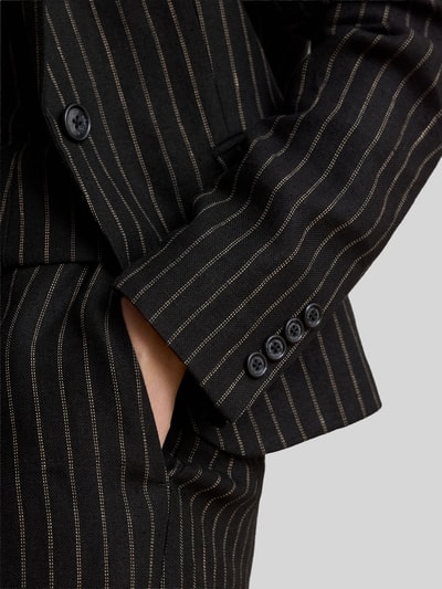 Lauren Ralph Lauren Regular Fit Longblazer aus Leinen mit Pattentaschen BLACK 3