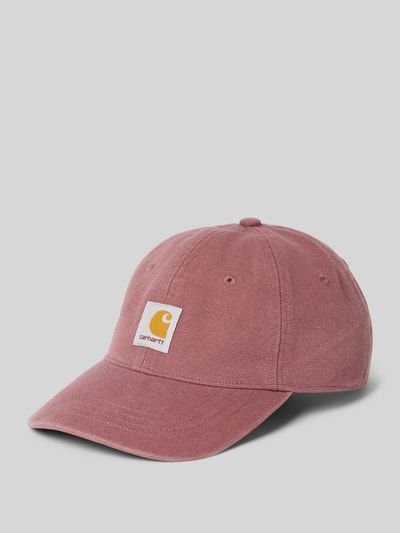 Carhartt Work In Progress Basecap aus reiner Baumwolle Modell 'Icon' Rosa Melange 1