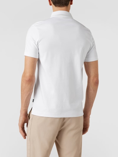 BOSS Poloshirt met merkopschrift Wit - 5