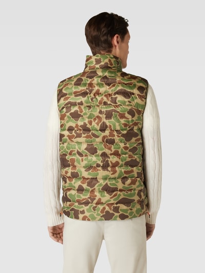 Polo Ralph Lauren Bodywarmer met all-over motief Kaki - 5