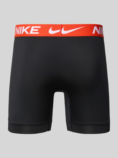 Nike Obcisłe bokserki z elastycznym pasem z logo Czarny 3