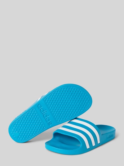 ADIDAS SPORTSWEAR Slippers met labeltypische strepen, model 'ADILETTE AQUA' Oceaanblauw - 4