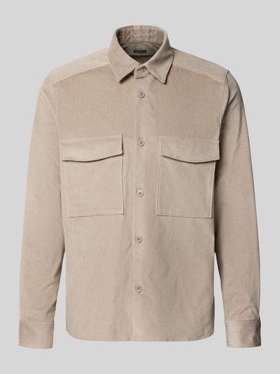 Drykorn Kurtka koszulowa o kroju regular fit ze sztruksu model ‘CORDUROY OVERSHIRT’ Beżowy 2