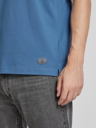 Calvin Klein Jeans T-Shirt mit Label-Detail Blau 3