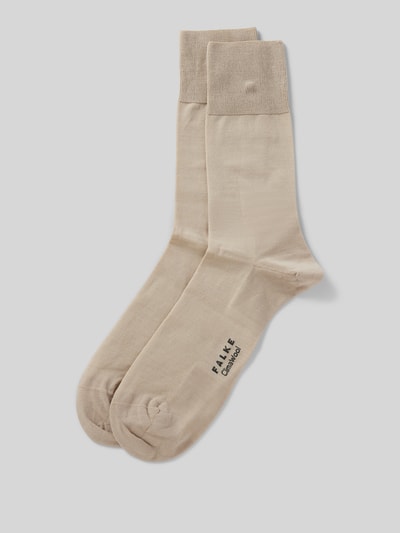 Falke Socken mit Woll-Anteil Modell 'ClimaWool' Sand Melange 1