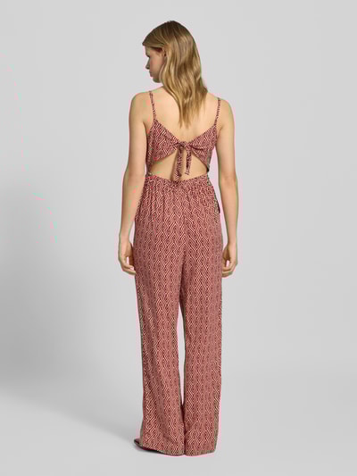 Only Kombinezon o kroju regular fit z czystej wiskozy model ‘NOVA LIFE’ Bordowy 5