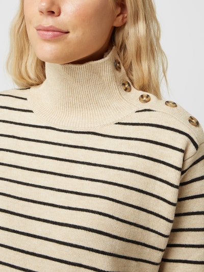 Soaked in Luxury Pullover met wolgehalte  Beige - 3