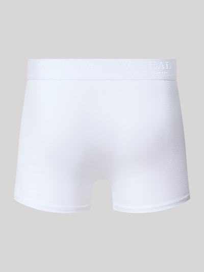 Produktfoto, Slim Fit Trunks mit Logo-Detail im 7er-Pack von MCNEAL, weiße Baumwollstruktur, elastischer Bund, glatte Oberfläche