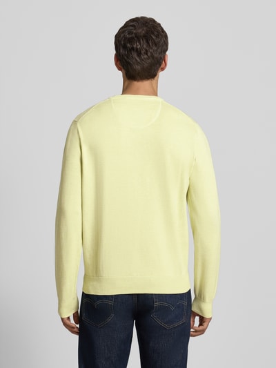 Fynch-Hatton Strickpullover mit gerippten Abschlüssen Mint 5