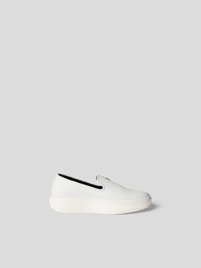 Giuseppe Zanotti Slip-On-Sneaker mit Label-Applikation Weiss 5