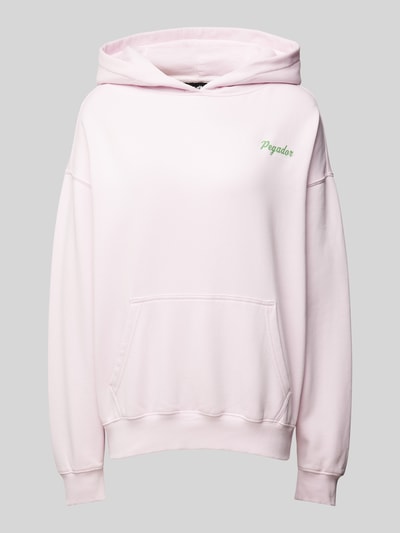 Pegador Oversized Hoodie mit Label-Print Modell 'CHAPI' Rosa 2