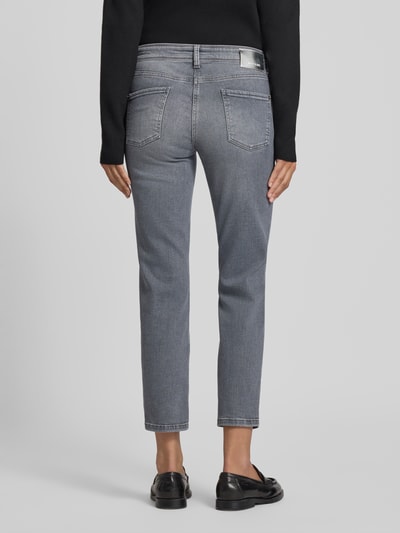 Cambio Slim fit jeans in 7/8-lengte, model 'Piper' Lichtgrijs - 5