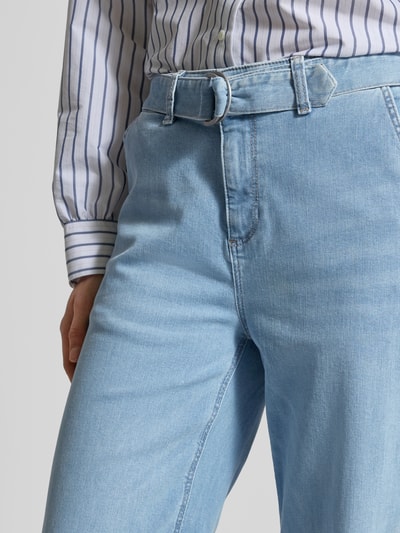 Christian Berg Woman Jeans mit französischen Eingrifftaschen Hellblau 3