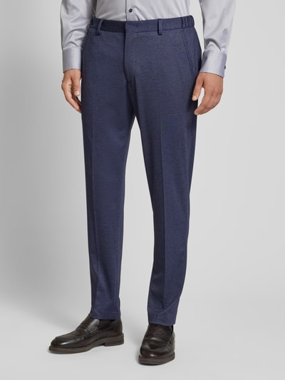 Pierre Cardin Chino met Franse steekzakken, model 'Rick' Marineblauw - 4