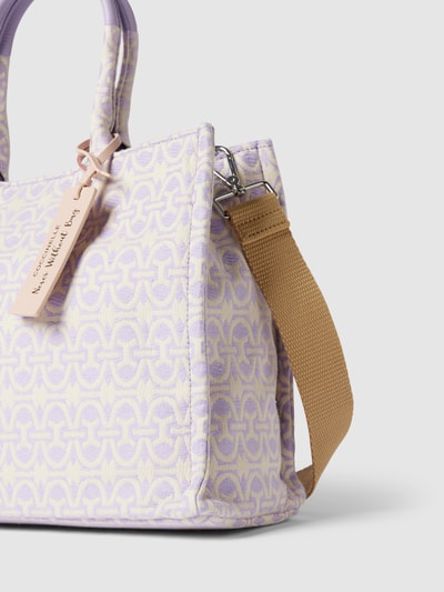 Coccinelle Tote Bag mit Allover-Muster Modell 'NEVER WITHOUT BAG JACQUAR' Lavender 3