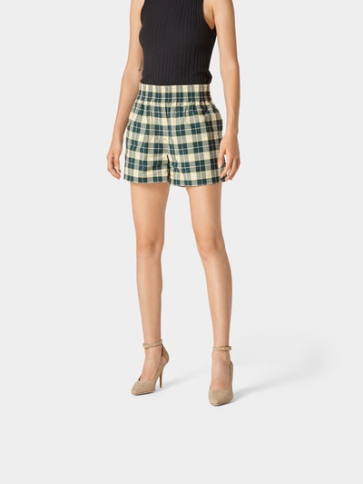 Burberry Karierte Shorts aus Baumwolle Gruen 4