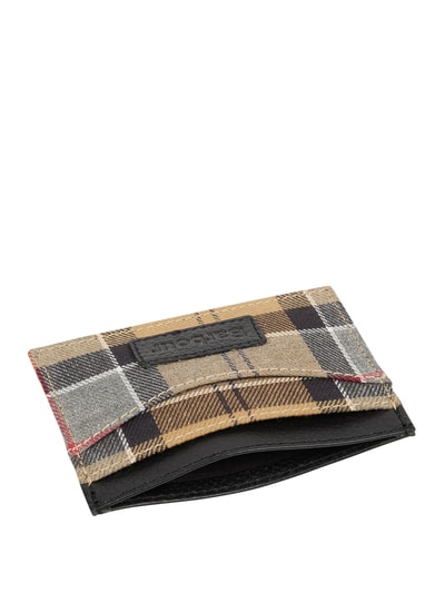 Barbour Kartenetui mit Tartan-Karo Khaki 4