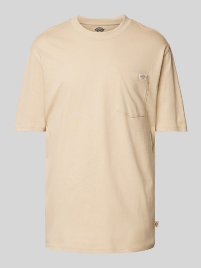 Dickies T-Shirt mit Brusttasche Modell 'LURAY' Beige 1