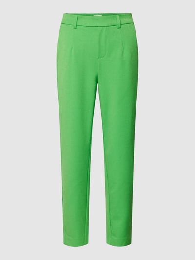 Object Slim fit stoffen broek met steekzakken, model 'Lisa' Groen - 2