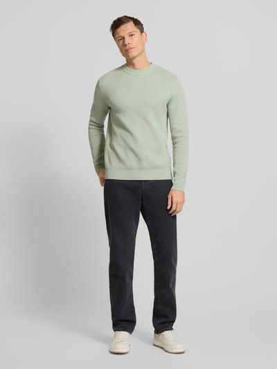 SELECTED HOMME Regular Fit Pullover aus reiner Bio-Baumwolle Modell 'DANE' Lind 1