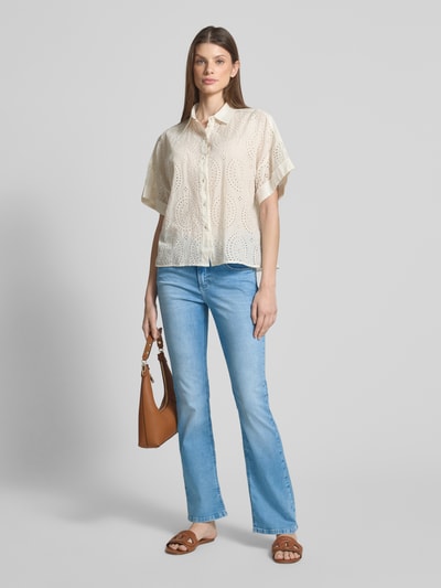 Angels Bootcut Jeans mit Logo-Patch Modell 'LENI' Hellblau 1