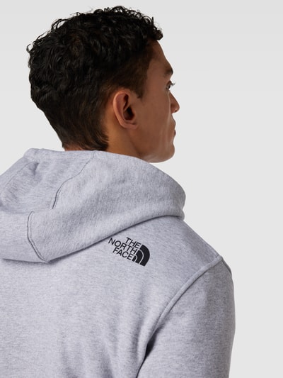 The North Face Hoodie mit Label-Print Modell 'Simple Dome' Hellgrau 3