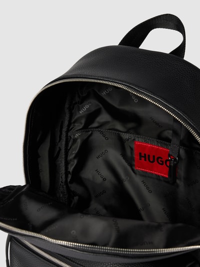 HUGO Rucksack mit Label-Patch Modell 'Ethon' Black 5